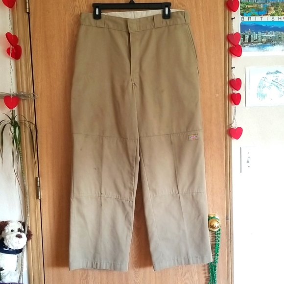 🇺🇦 Dickies Vintage Utility Jeans Wide Leg Skater Distressed Look